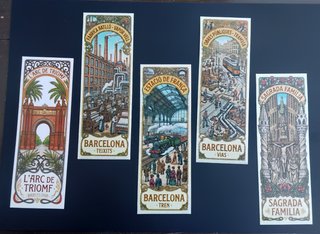 36 Puntos de Libro Barcelona Modernista