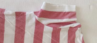 Polo Zara Rayas Rojas y Blancas Talla L ceñido