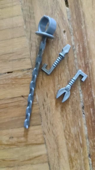 Lote de armas y accesorios para figuras Gijoe