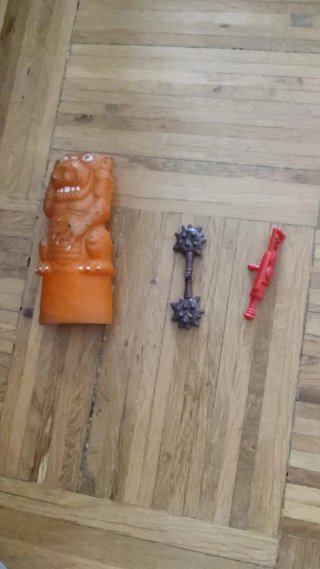 Lote de armas y accesorios para figuras Gijoe