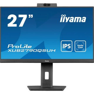 Monitor Iiyama 27" XUB2790Q 100Hz IPS USB-C Webcam