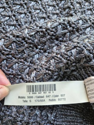 Jersey Massimo Dutti Gris Talla S