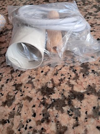 Kit Suspensão Candeeiro Teto Metal Verde