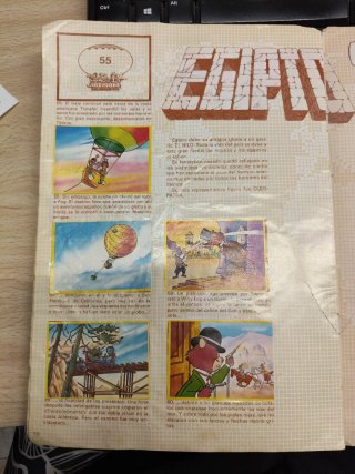 Album Cromos Willy Fog Danone