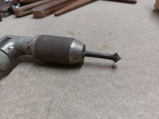 Berbiquí antiguo para taladro