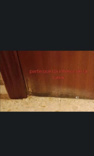 Puerta blindada madera
