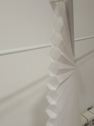Tenda a rullo bianca 60x124