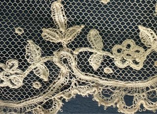 Mantilla tul bordada para Virgen