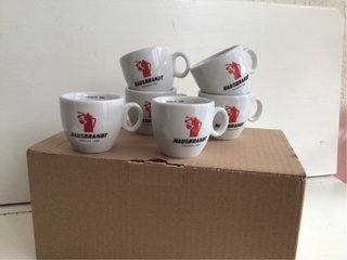 Tazzine caffè Hausbrandt set 6 pezzi  Senza piatti