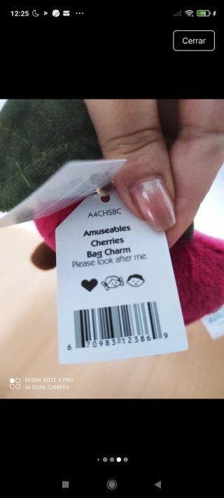 Peluche Pareja Cerezas Corazón Jellycat