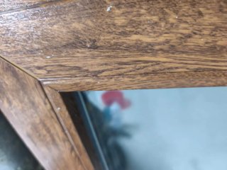Puerta balconera y ventana PVC practicables, roble