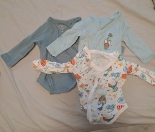 Pack 3 Bodies Bebé 0 Meses
