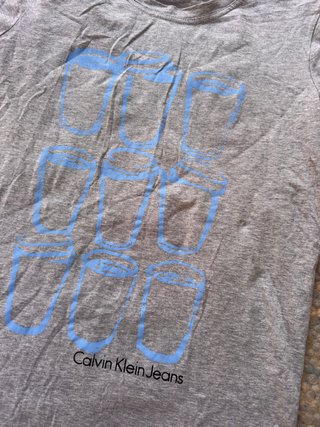 Camiseta Calvin Klein Gris Talla S