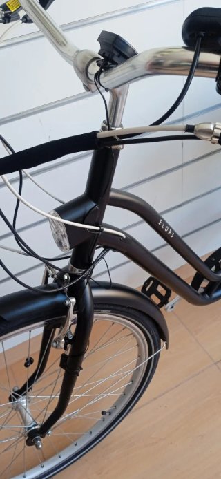 Bicicleta Eléctrica B Twin Elops Negra