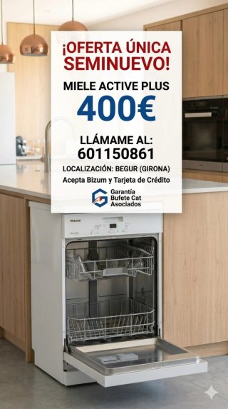 Lavavajillas Miele Active Plus 400€