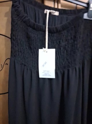 Falda larga Sense boho talla única negra