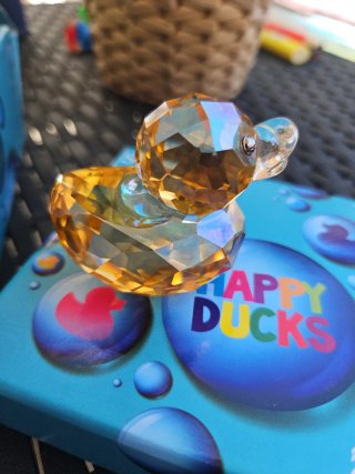 Swarovski Paperweight Anatra Gialla