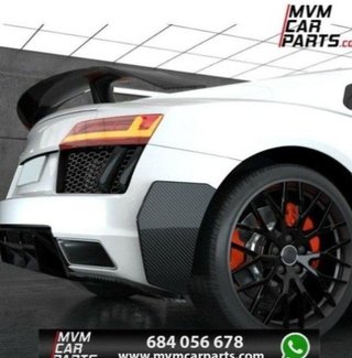 Aleron spoiler trasero en fibra de Carbono Audi R8