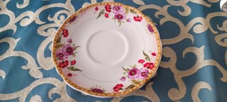 Set 4 Tazze con Piattino Edward Fine Porcelain