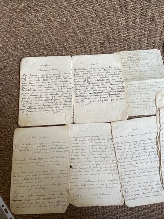 Manuscritos de oraciones y rituales con plantas