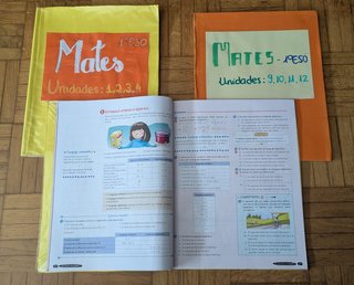 Lote de libros de texto de 1 ESO IES Ordoño II