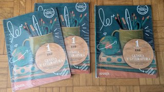 Lote de libros de texto de 1 ESO IES Ordoño II