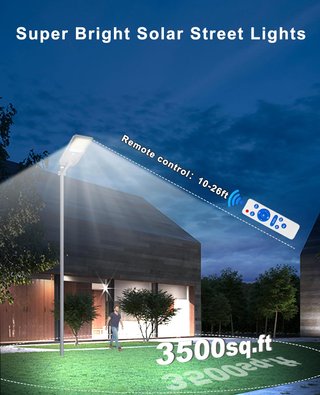 FAROLA LED PANEL SOLAR INTEGRADO