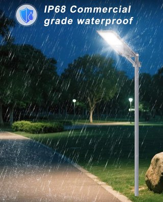 FAROLA LED PANEL SOLAR INTEGRADO
