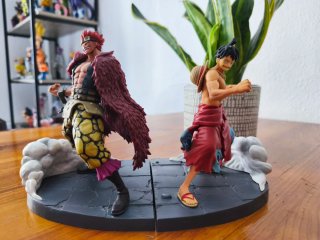 Figura One Piece Kid y Luffy