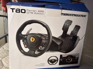 Volante Thrustmaster T80 Ferrari 488 GTB PS4 y PS5