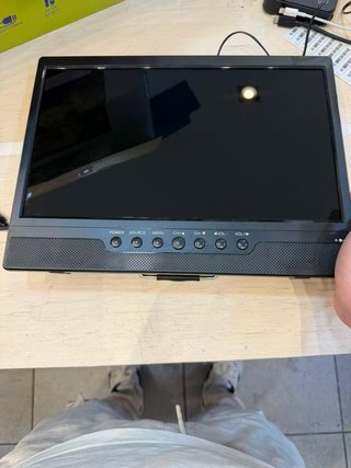 KCR TV Digital Portátil DVB-T2,14.0 Pulgadas LCD