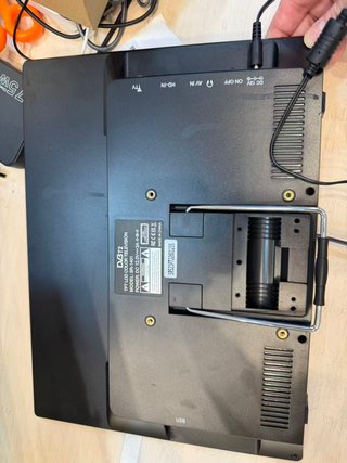 KCR TV Digital Portátil DVB-T2,14.0 Pulgadas LCD