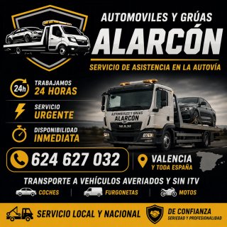 Grúa y asistencia carretera 24h urgente España