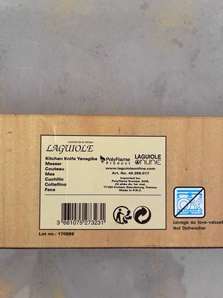 Cuchillo Japonés PARA ZURDOS Laguiole. NUEVO