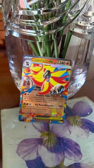 Mega-Pyroar EX CRI 015/086 Carta Pokémon