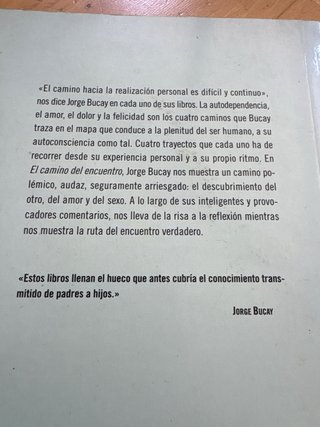 Lote 2 libros de Goldberg y Bucay