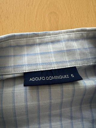 Camisa Adolfo Domínguez Algodón Azul Talla L