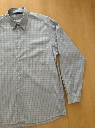 Camisa Adolfo Domínguez Algodón Azul Talla L