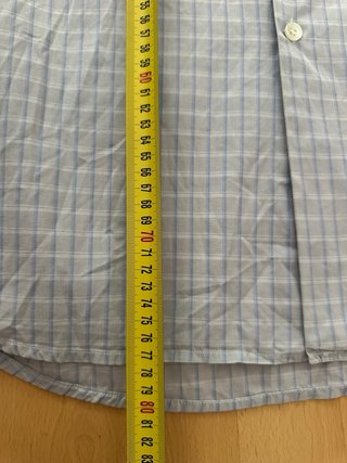 Camisa Adolfo Domínguez Algodón Azul Talla L
