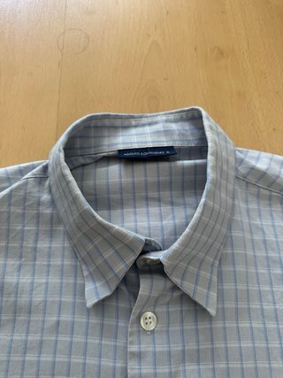 Camisa Adolfo Domínguez Algodón Azul Talla L