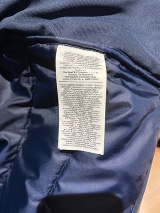 Chaqueta Nike Amorebieta Azul