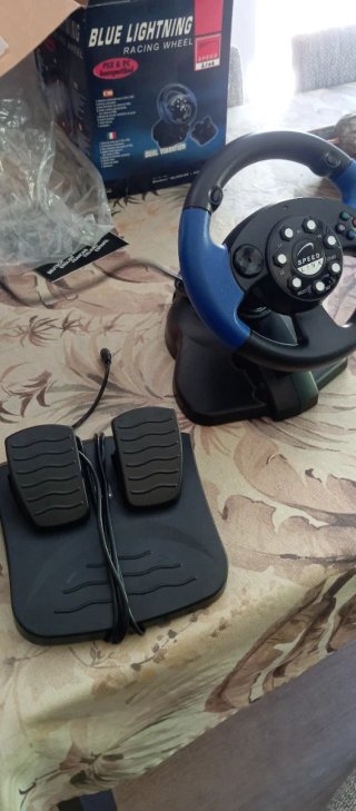 Volante Speed Link Blue Lightning PS1/PC