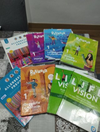 Pack libros de 1ro d secundaria