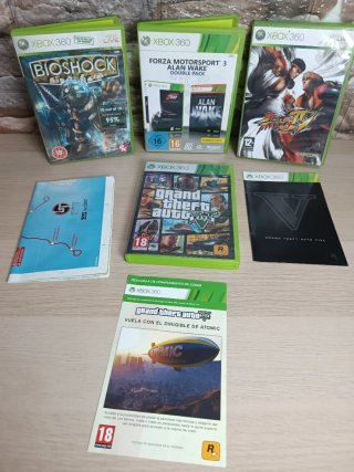 Cajas vacías Xbox 360