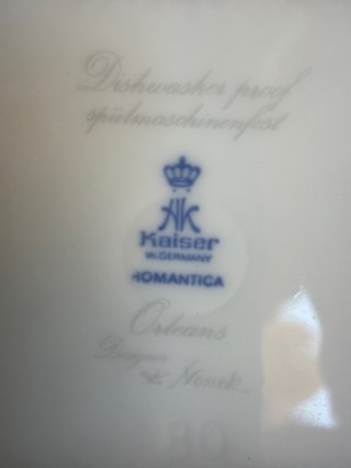 Sopera Kaiser Romantica Orleans Porcelana