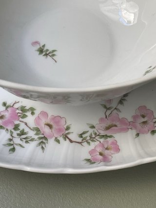 Salsera de porcelana limoges