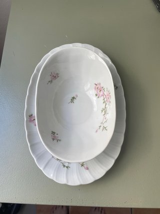 Salsera de porcelana limoges
