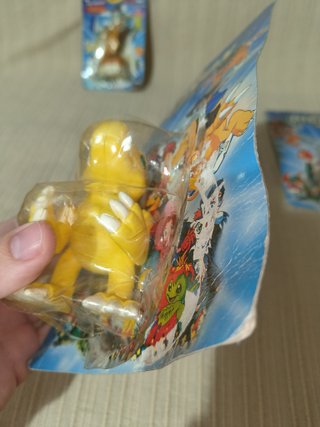 Lote juego + blisters figuras digimon años 90 2000