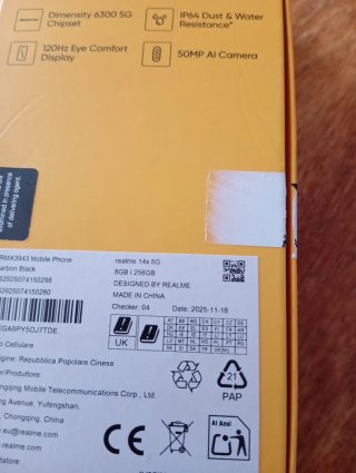 Realme 14x 5G Caja