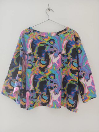 Camiseta Shein Talla S Estampado Abstracto